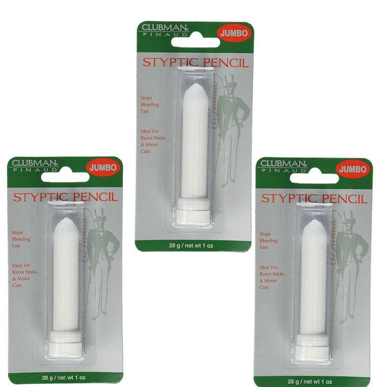 Clubman Jumbo Styptic Pencil 1 oz ( PACK OF 3)