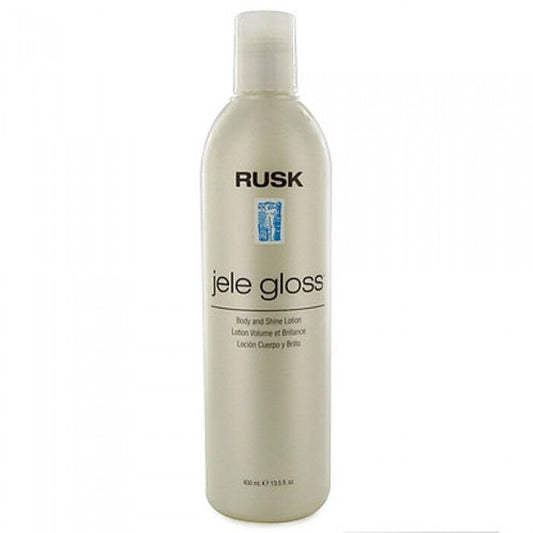RUSK Jele Gloss Body & Shine Lotion 13.5 oz, Light Hold & Alcohol-Free