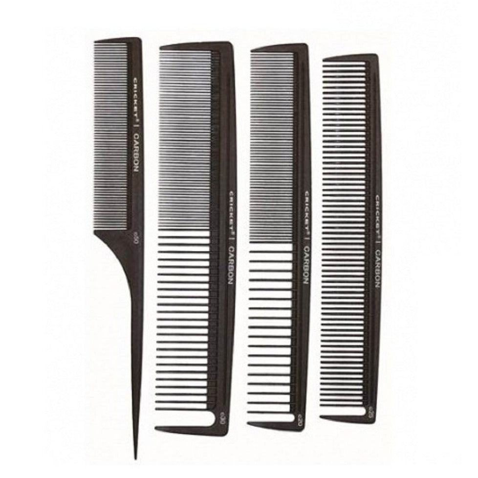 Cricket Carbon Combs Stylist 4 Count Brushes