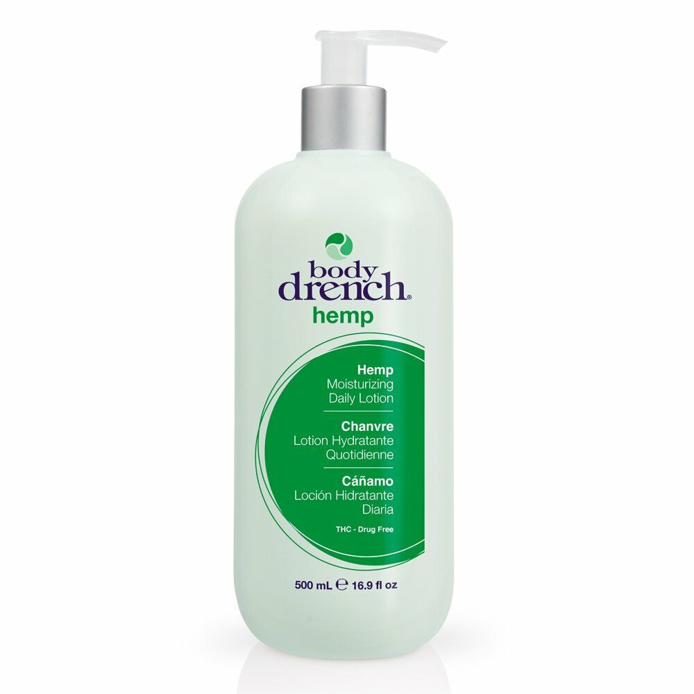 2 Bottles BODY DRENCH HEMP MOISTURIZING DALIY LOTION 16 OZ
