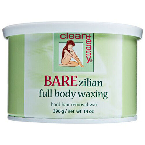 CLEAN + EASY Barezilian Full Body Hard Wax 14 oz NEW ( 2 PACKS)