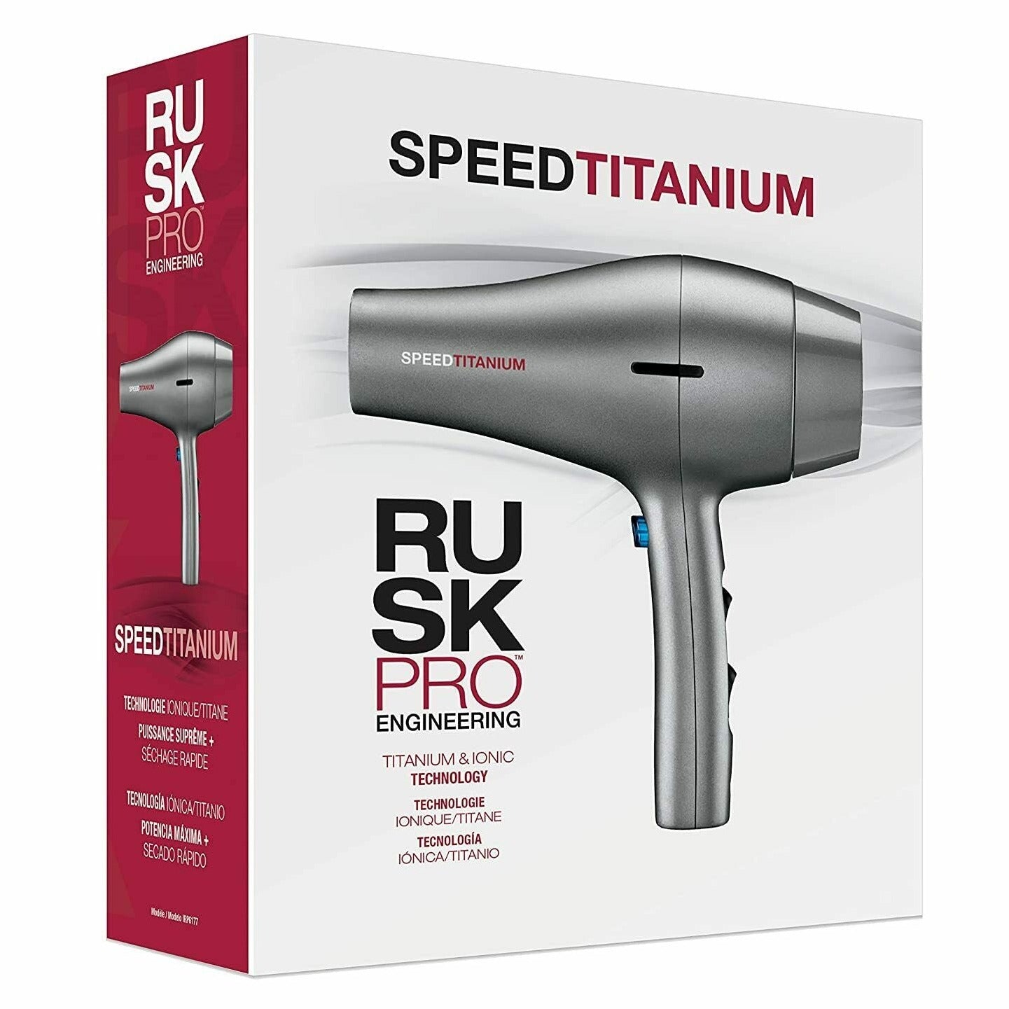 RUSK PRO Speed Titanium & Ionic Technology Dryer