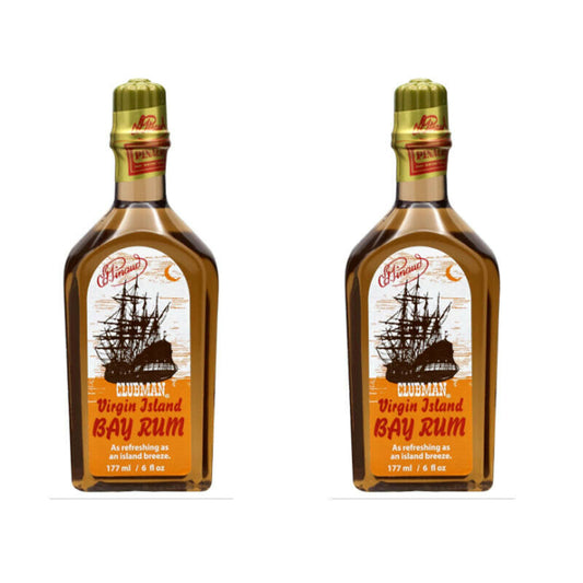 2 x Clubman Virgin Island Bay Rum , 6 fl oz