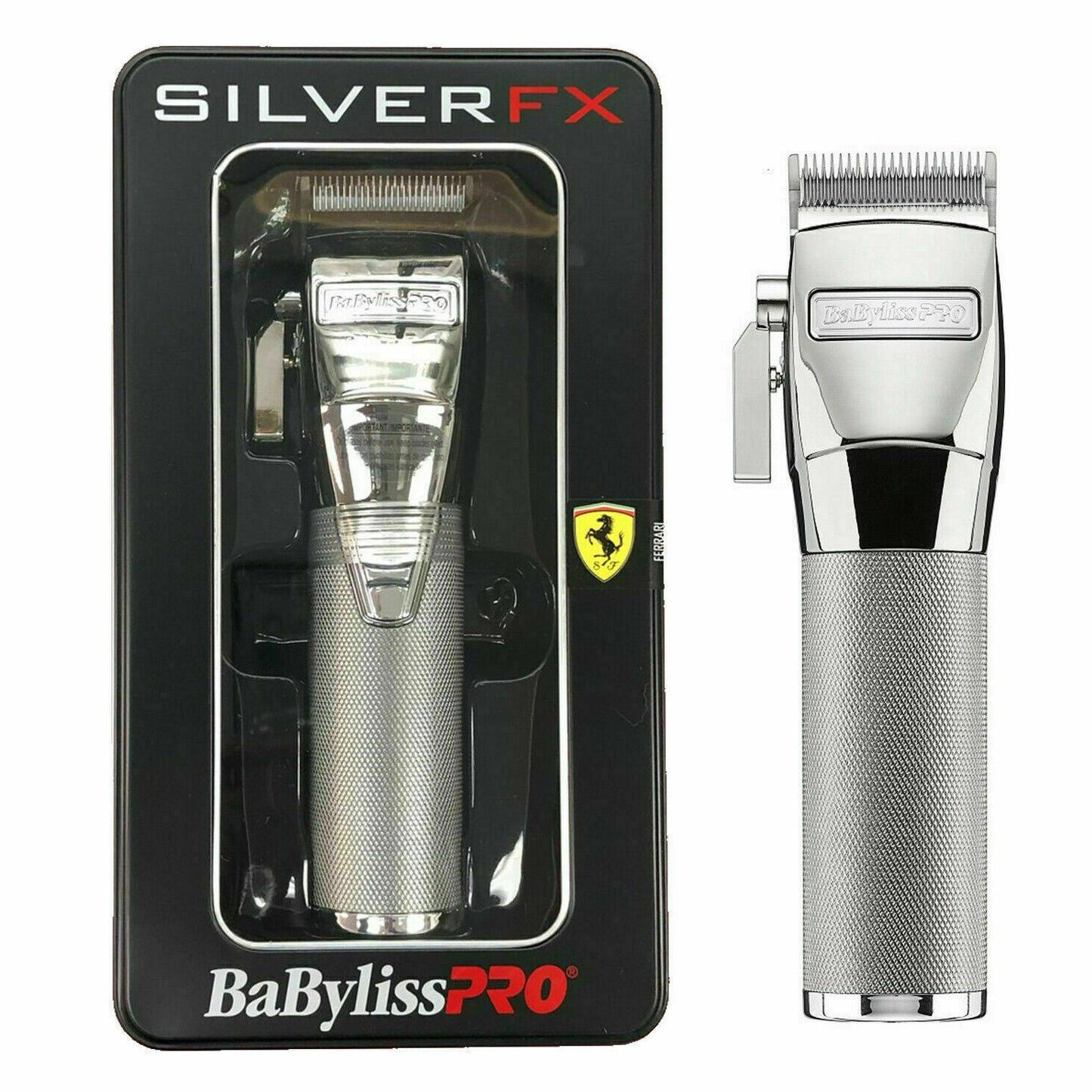 BaByliss PRO Silver Cordless Lithium-Ion Adjustable Clipper FX870S