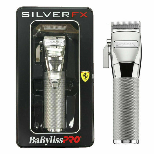 BaByliss PRO Silver Cordless Lithium-Ion Adjustable Clipper FX870S