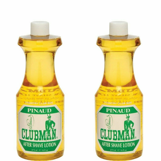 2 x CLUBMAN Pinaud After Shave Lotion 16 oz (PACK OF 2 )