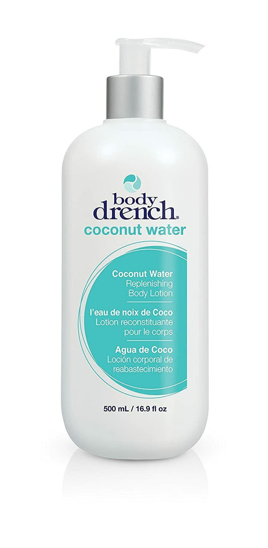 Body Drench Coconut Water Replenishing Body Lotion for All Skin Types, 16.9 Fl o