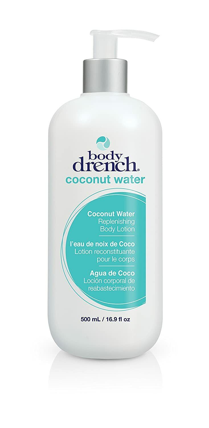 2 Bottles Body Drench Coconut Water Replenishing Body Lotion All Skin 16.9 Oz