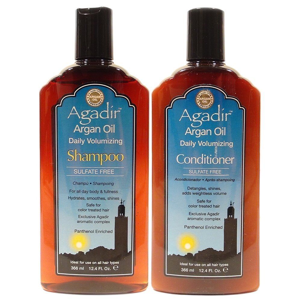 AGADIR Oil Daily Volumizing Shampoo & Conditioner 12.4 OZ