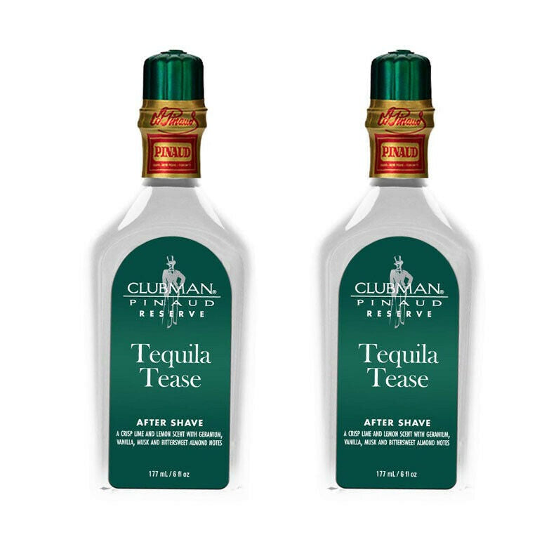 2 x Clubman Reserve Tequila Tease After Shave Lotion, 6 fl oz