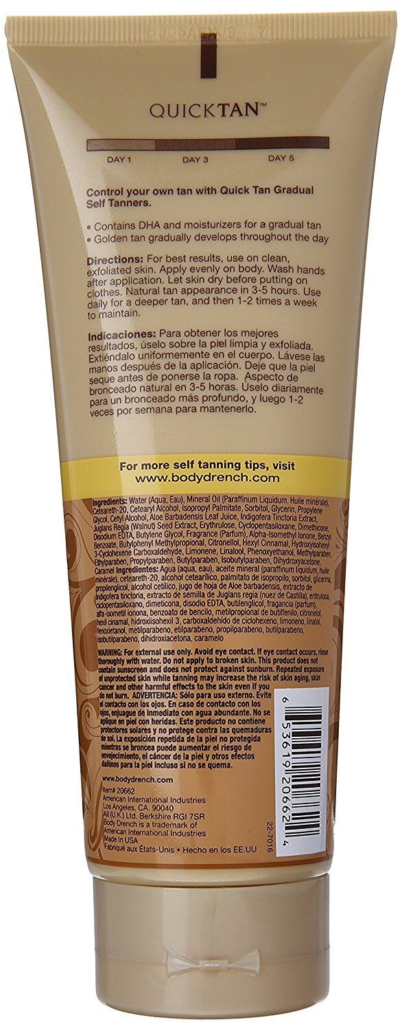 BODY DRENCH QUICKTAN TANNING LOTION DARK 8.0 OZ