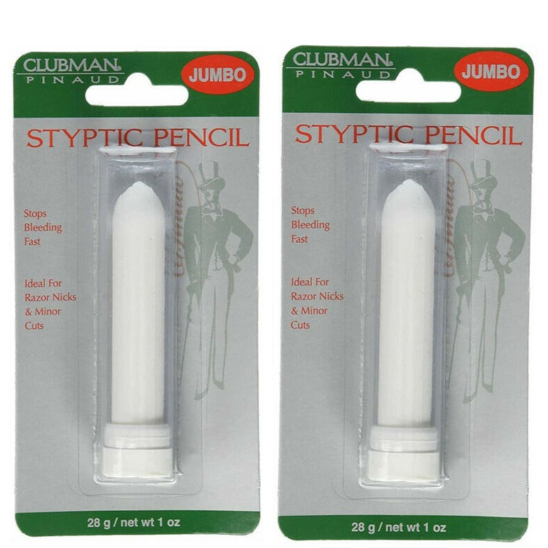 Clubman Jumbo Styptic Pencil 1 oz ( PACK OF 2)