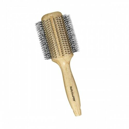 BABWB50 BaByliss PRO Anti static Blow-Dry Wood Brush 50mm 3 1/4" -Extra Large.