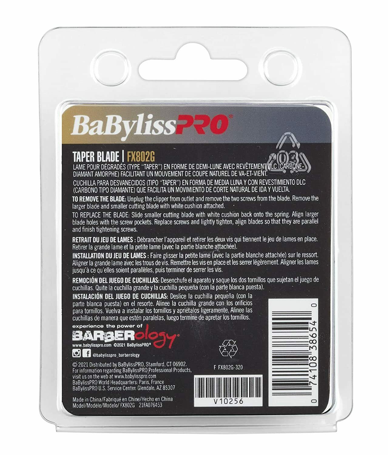 BABYLISS PRO FX802G Blade for FX870RG FX870G FX880 FX870S FXF880