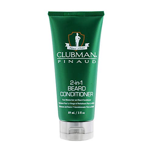 Clubman 2-in-1 Beard Conditioner Face Moisturizer and Beard Conditioner 3 Oz