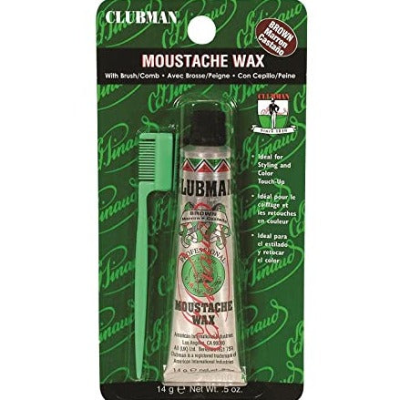 CLUBMAN BLACK Moustache wax 0.5 OZ