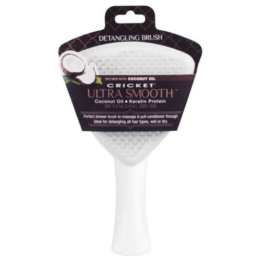 CRICKET Ultra Smooth Coconut Oil Keratin Protein Detangling Brush