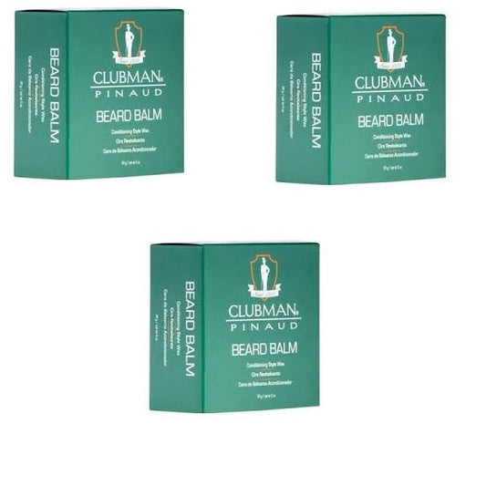 Clubman Pinaud Beard Balm Conditioning Style Wax 2 Oz ( pack of 3 )