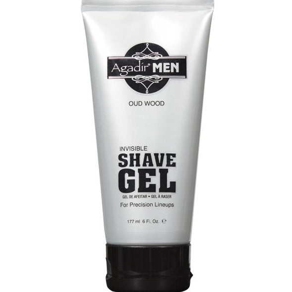 AGADIR MEN OUD WOOD INVISIBLE SHAVE GEL 6 OZ