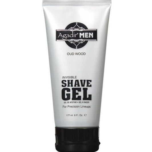 AGADIR MEN OUD WOOD INVISIBLE SHAVE GEL 6 OZ
