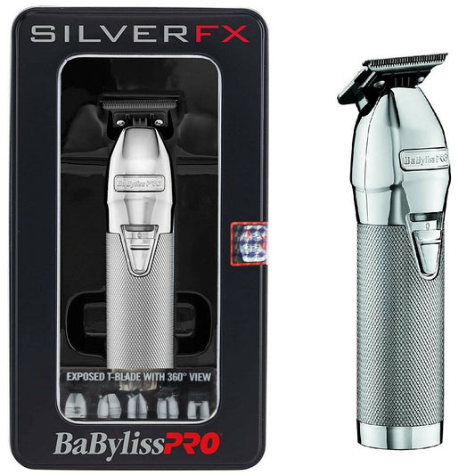 BaByliss PRO SilverFX Skeleton Outlining T-Blade Cordless Trimmer - FX787S
