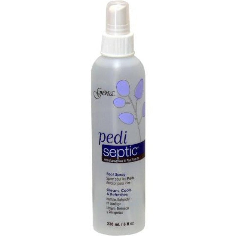 GENA Pedi Septic Eucalyptus & Tea Tree oil Foot Spray 8 oz Cleans & Refreshes
