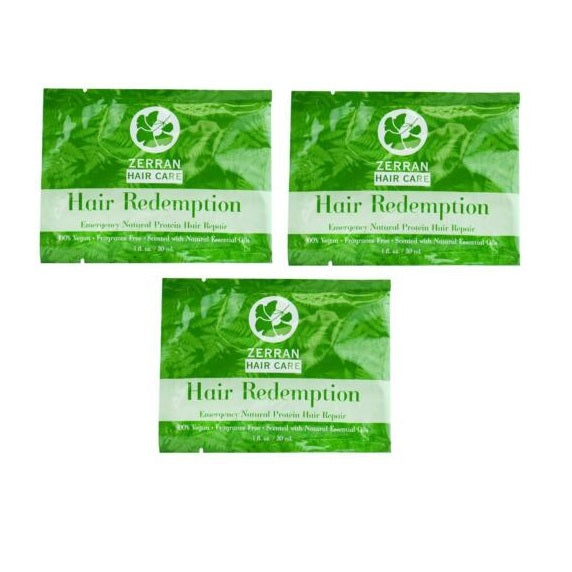 3 X ZERRAN HAIR REDEMPTION 1 OZ (3 PACKS)