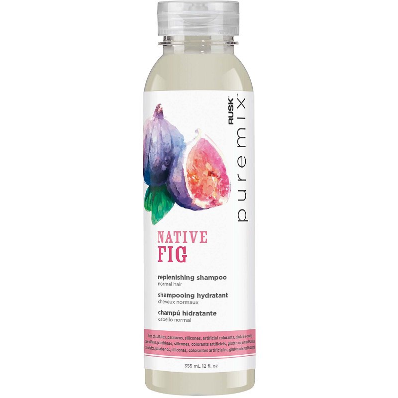 RUSK PUREMIX Native Fig Replenishing Shampoo 12oz