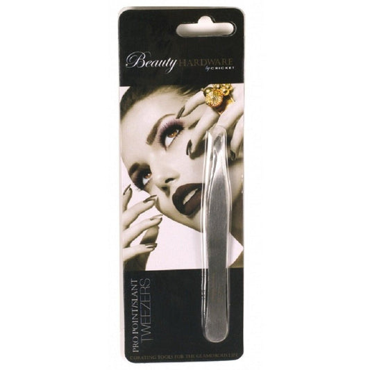 CRICKET Beauty Hardware Pro Point Slant Tweezers