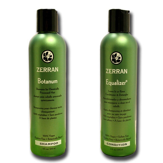 Zerran Botanum Shampoo & Equalizer Conditioner 8 oz Each