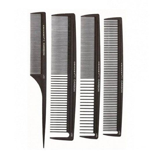 Cricket Carbon Combs Stylist 4 Count Brushes