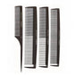 Cricket Carbon Combs Stylist 4 Count Brushes