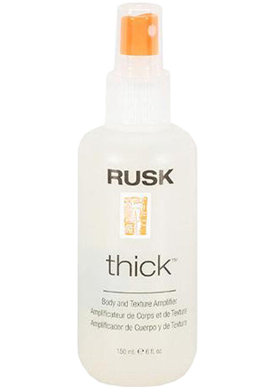 RUSK THICK BODY & TEXTURE AMPLIFIER SPRAY 6 OZ w/ Thermplex & Wheat Protein