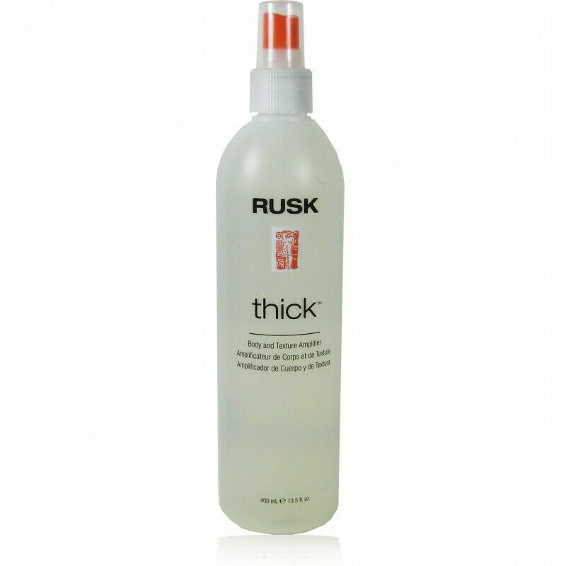 RUSK THICK BODY & TEXTURE AMPLIFIER SPRAY 13.5 OZ w/ Thermplex & Wheat Protein