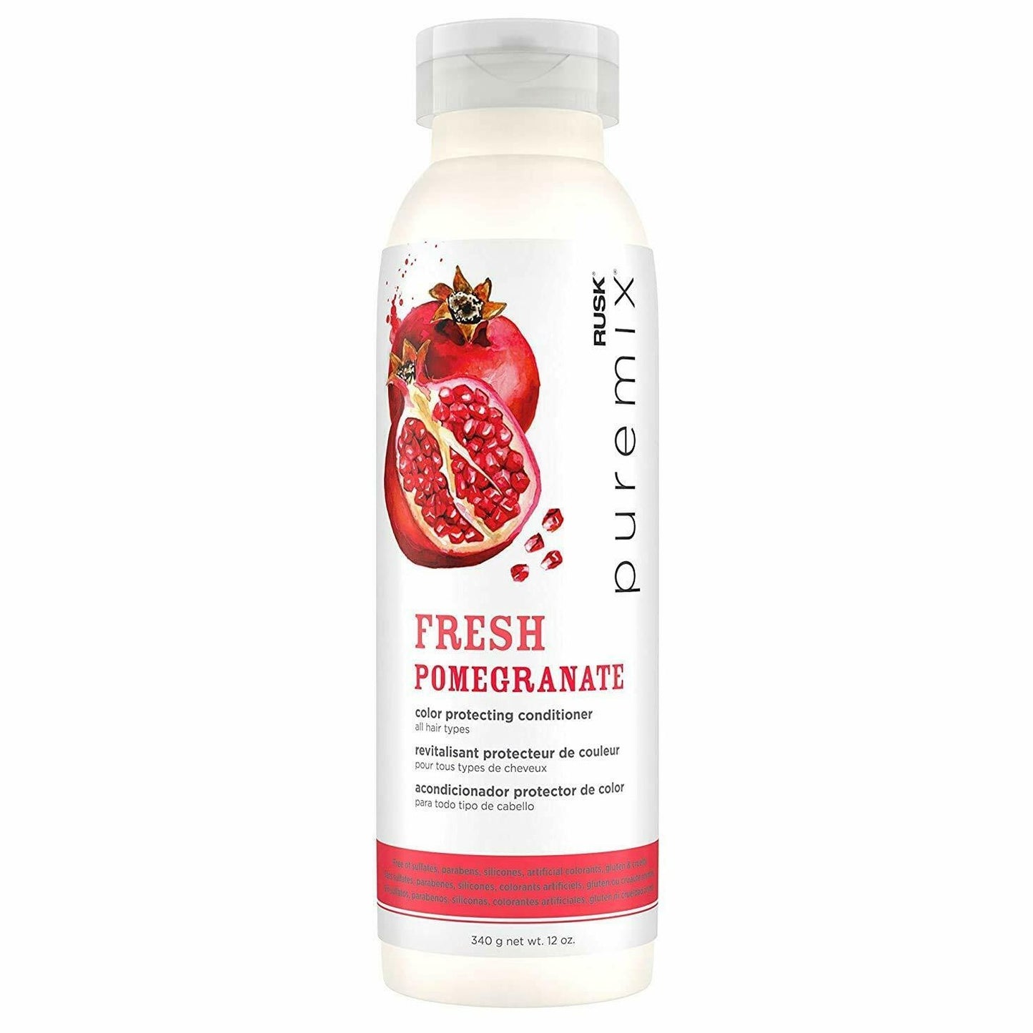 Rusk  Fresh Pomegranate Color Protecting + Radiance Prolonging Conditioner 12oz