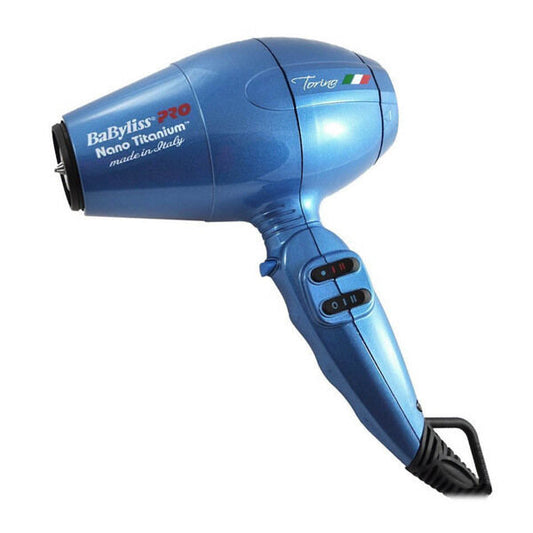 BABYLISS PRO NANO TITANIUM TORINO 6100 COMPACT HAIR/BLOW DRYER BABNTB6160N BLUE