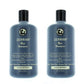 Zerran Blue Shampoo - for Brassy, Grey or Platinum Hair - 32 oz ( 2 Bottles)