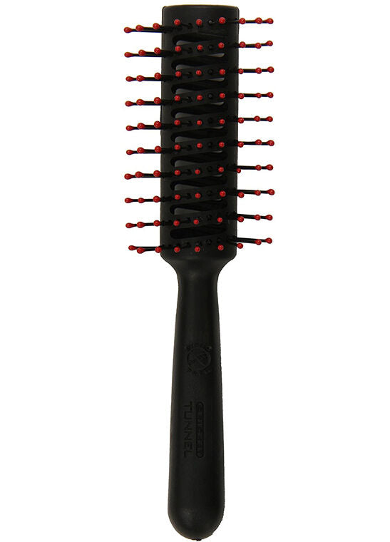 CRICKET Static Free Tunnel Brush Accelerate Air Flow, Flared Bristle