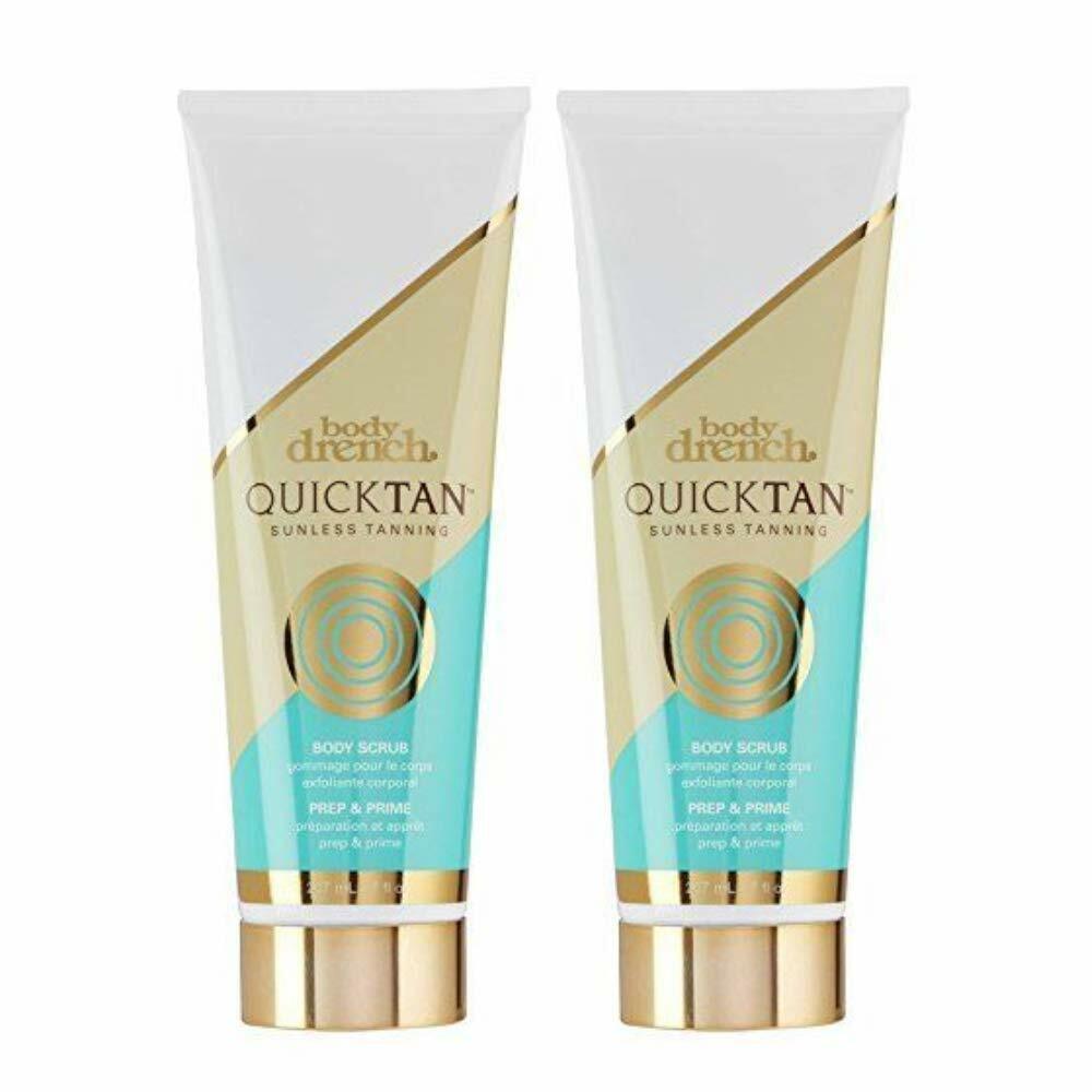 Body Drench Sunless Tanning Prep & Prime Body Scrub Before Tanning 7oz (2 pack)