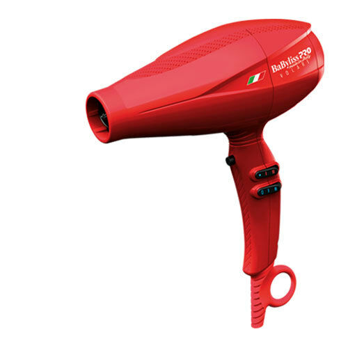 BABFRV1 BABYLISS PRO NANO TITANIUM VOLARE V1 DRYER FERRARI-DESIGNED ENGINE RED