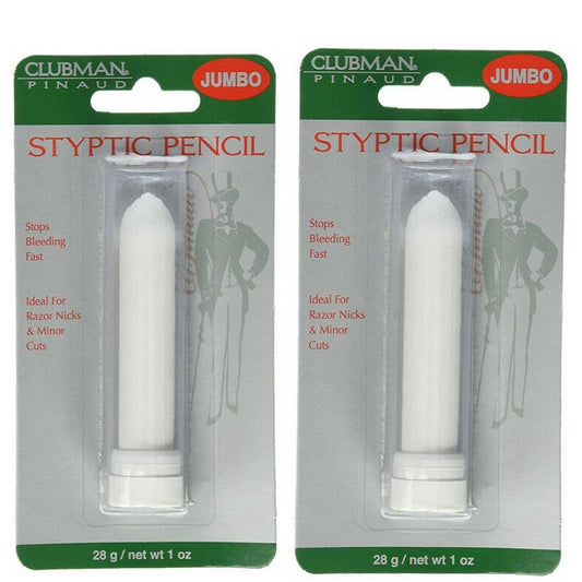 Clubman Jumbo Styptic Pencil 1 oz ( PACK OF 2)