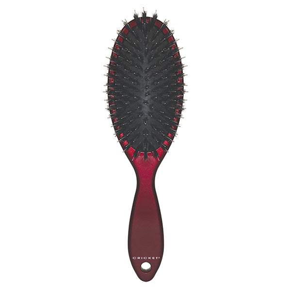 CRICKET Smoothing Boar/Nylon Bristle Brush, Ergonomically Designed
