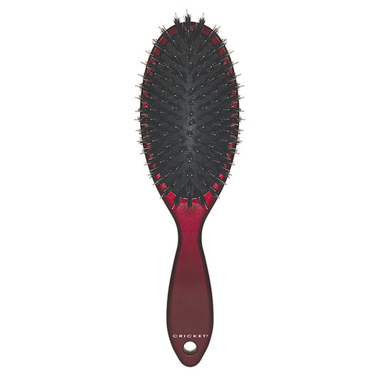 CRICKET Smoothing Boar/Nylon Bristle Brush, Ergonomically Designed