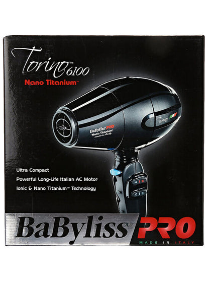 BaByliss Pro Nano Titanium Torino Dryer BABNT6160N 2000 watt Italian AC motor