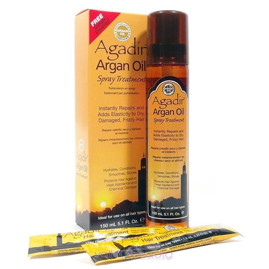 AGADIR Argan Oil Spray Treatment Repairs and Adds Elasticity to Dry Hair 5.1 oz