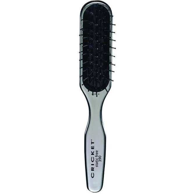 CRICKET Static Free Visage Sculpting Cushioned Brush with Aluminum Finish 390
