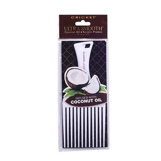 CRICKET Ultra Smooth Coconut Pick Comb, infused with Keratin Protein
