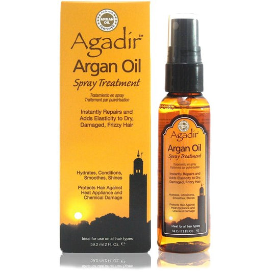 AGADIR Argan Oil Spray Treatment Repairs and Adds Elasticity to Dry Hair 2 oz