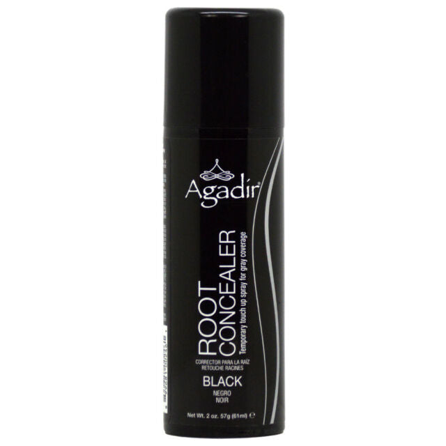 AGADIR Black Root Concealer For Gray Coverage  2 oz